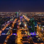 Riyadh, Saudi Arabia, Saudi Arabia,Streets in illuminated cityscape, Riyadh, Saudi Arabia Streets in illuminated cityscape, Riyadh, Saudi Arabia